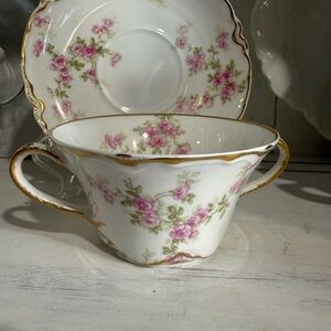 Havilland France teacup and saucer